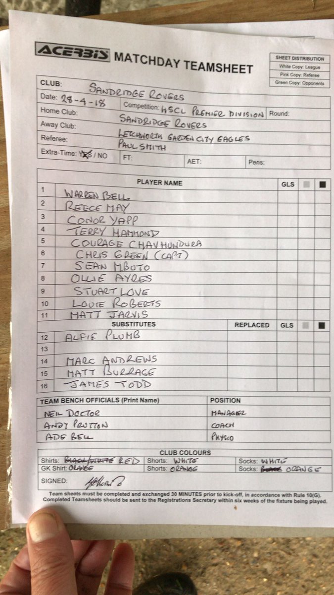 Sandridge Rovers FC tweet media