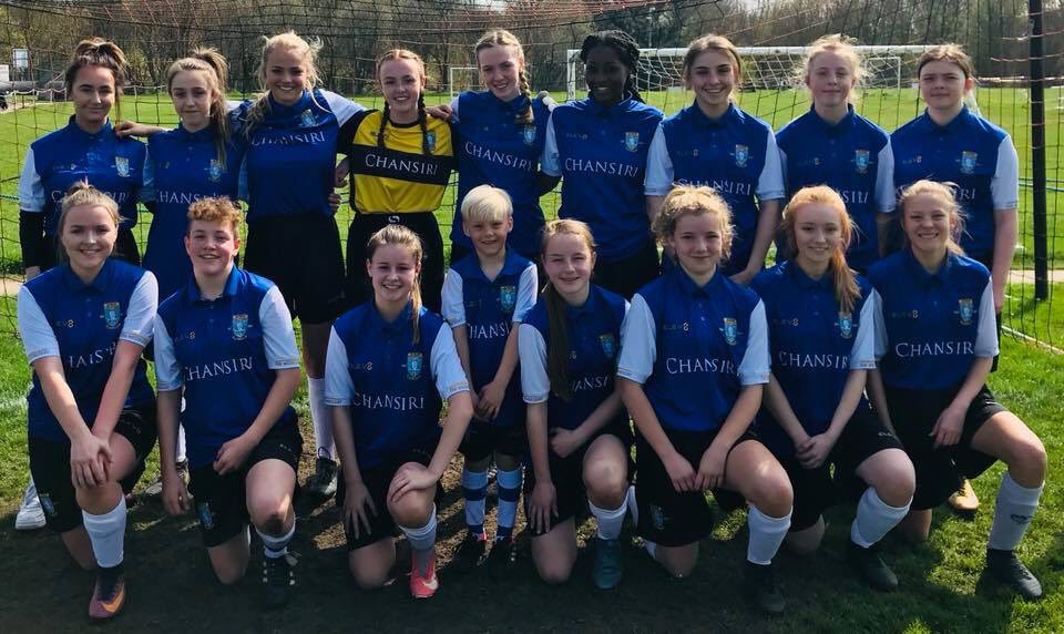 SWFCSouthy's tweet photo. I give you Sheffield Wednesday Ladies u15s - League and Cup Double Winners 2017/18. Unbelievably proud of not just the achievement but the way we went about it. They know how to play football. @ShefWedLadies @shgcl @swfc #swfc #girlsfootball https://t.co/fQU7x4lFhq