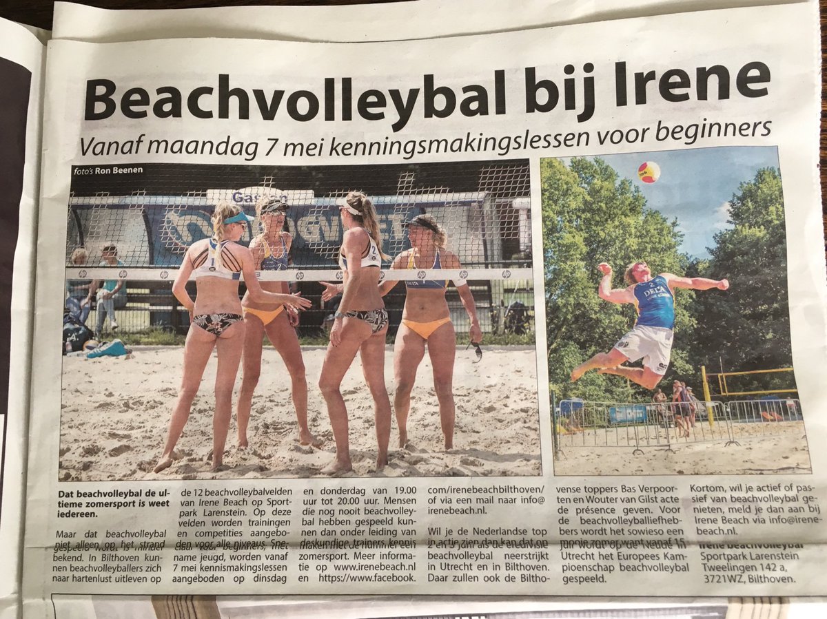 De zomer komt er aan. En dat weet de krant inmiddels.