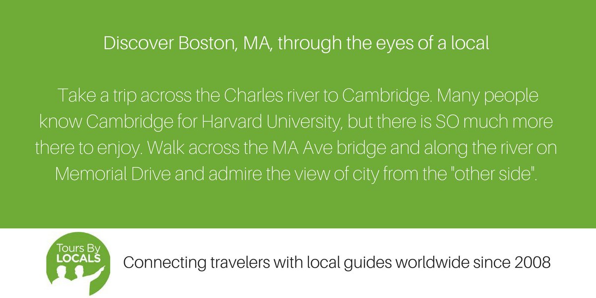 OurTribeTravels's tweet photo. Our hidden gems family series. When you travel discover #HiddenGems and explore the world through the eyes of a local. #Boston #ToursByLocals #CharlesRiver #CambridgeMA #familytravel #travelwithkids #UniqueTours #CustomisableTours @Tours_By_Locals https://t.co/5fzHodCNdI https://t.co/S5aU7saYXh