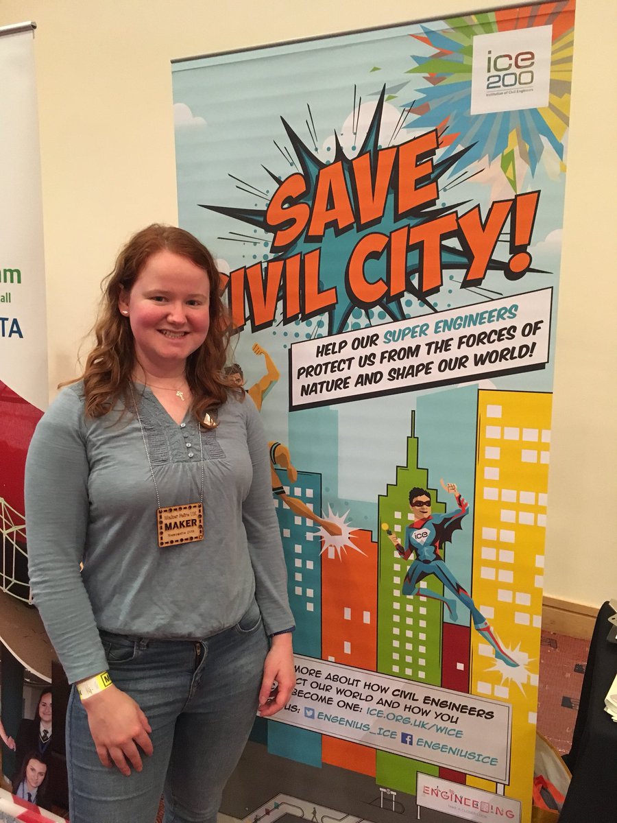 RebCPhillips's tweet photo. Come join us at the Maker Faire today and tomorrow! @ICE_NE #makerfaire #newcastle #thisiscivilengineering https://t.co/zKgGIVDBUP