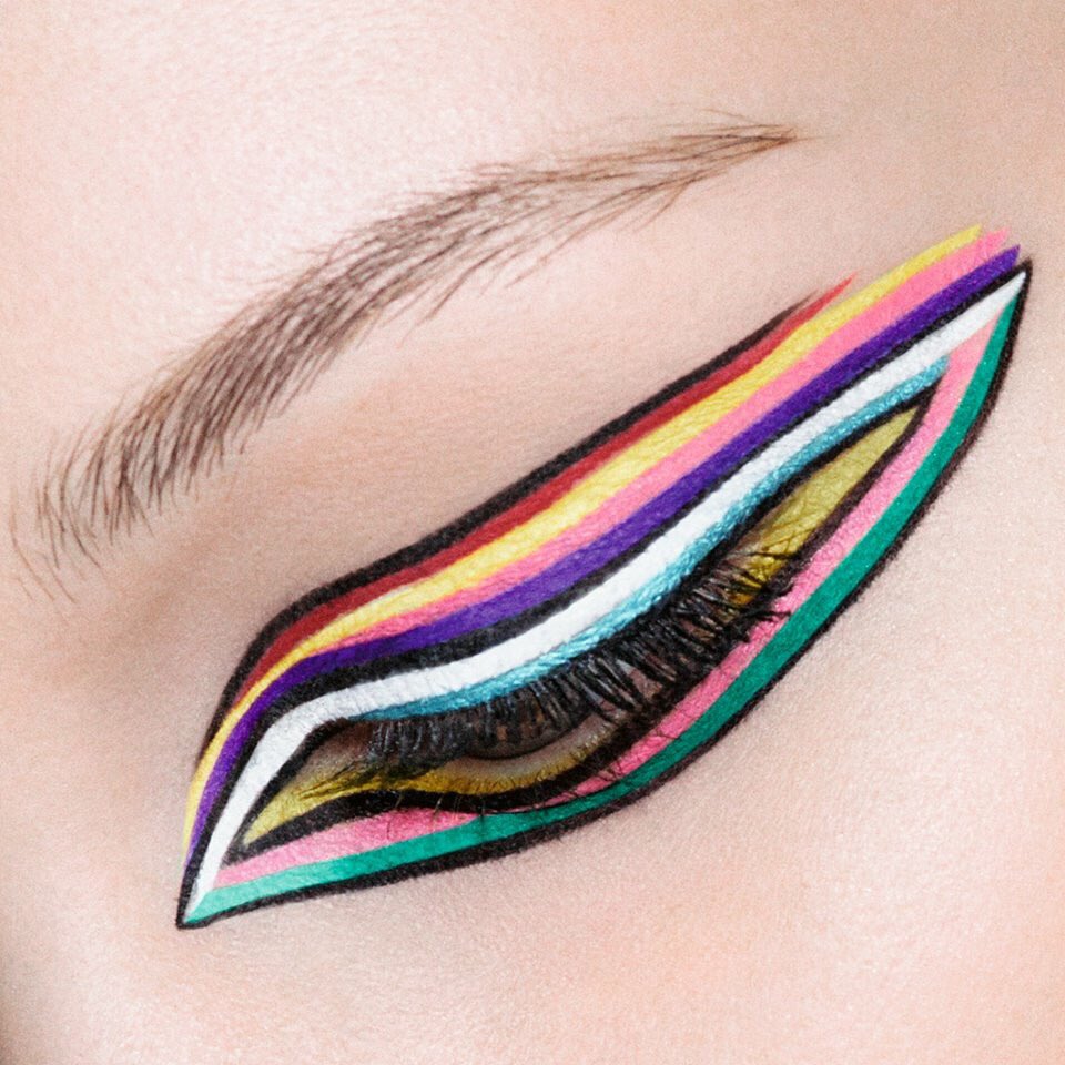 ModniDny's tweet photo. #Dior - The beautiful #BellaHadid reveals a colourful high fashion look that is more electric than ever thanks to the new Diorshow Pump’N’Volume mascaras &amp; On Stage Liners. Creativity has no limit! 
Discover more https://t.co/t4O9PWAQDw
#diorshowbackstage https://t.co/nQNOUvjpcn