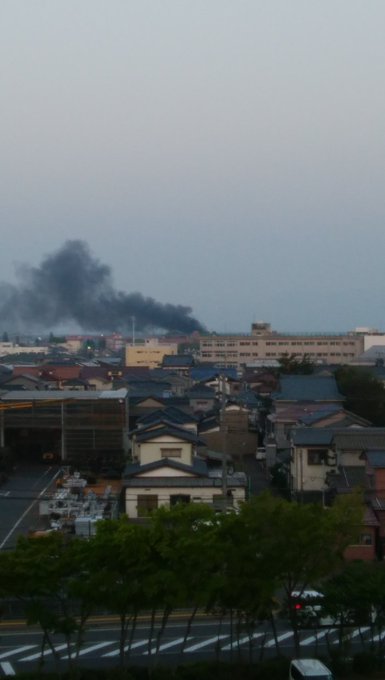 火事 新潟市東区 海老ヶ瀬方面で火災 タンクみたいなのが燃えとる まとめダネ
