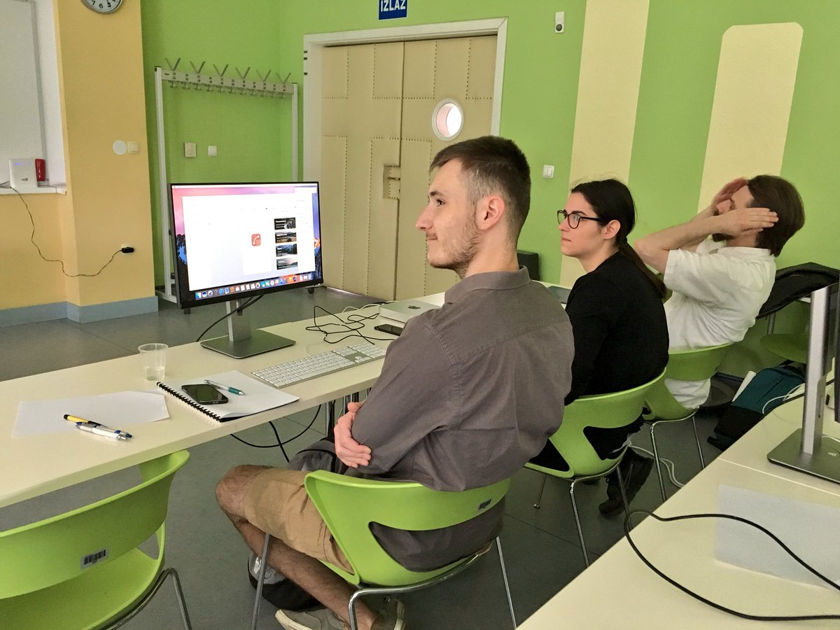 dda_osijek's tweet photo. Intensive @flinto prototyping workshop with @cobeisfresh design team at #ddaosijek https://t.co/DasJnmAIJB