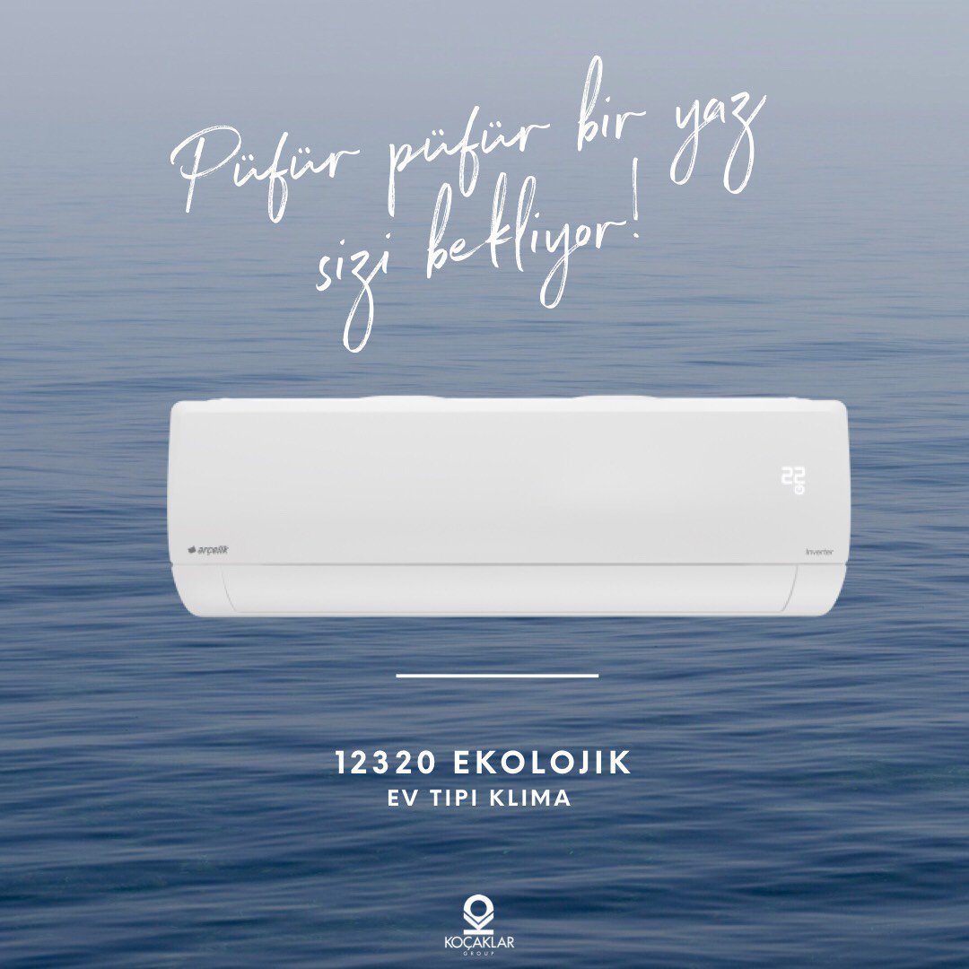 Koçaklar Arçelik’ten serinleten kampanya 🌬
12320 Ekolojik Ev Tipi Klima, 2.909 TL yerine 2.400 TL ⛱ Detaylar için Koçaklar Arçelik mağazalarına bekliyoruz.
Son Gün: 30 Nisan ⏳