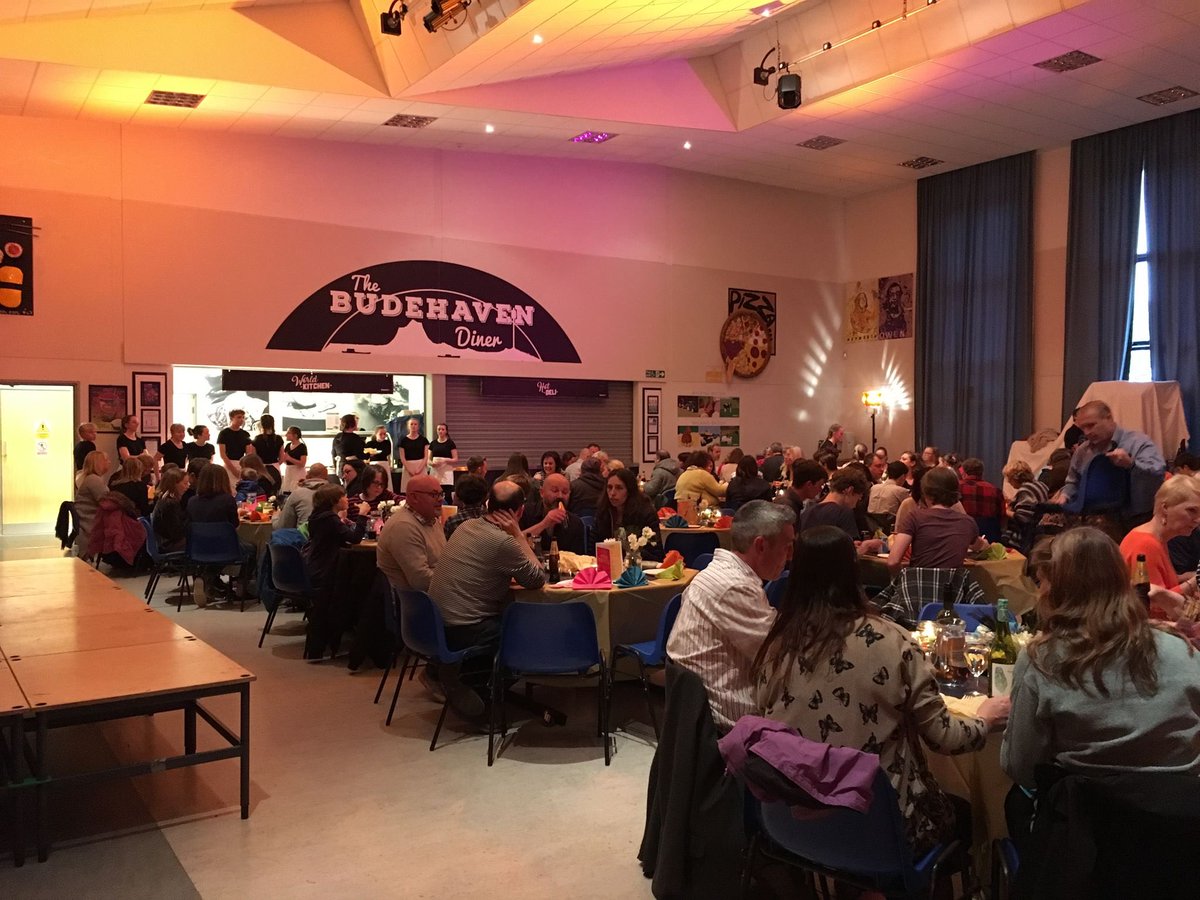 BudehavenFood's tweet photo. What an amazing event 😊 Thank you @coopukfood @Morrisons @PenleazeBude #BudeSpice #furnitureredesigned #moores #thebushinnmorwenstow #welcomepottery for donations #friendsofbudehaven #indianbanquet #proudteachers @BudeSchool @budeandbeyond https://t.co/A3neTqtCfk