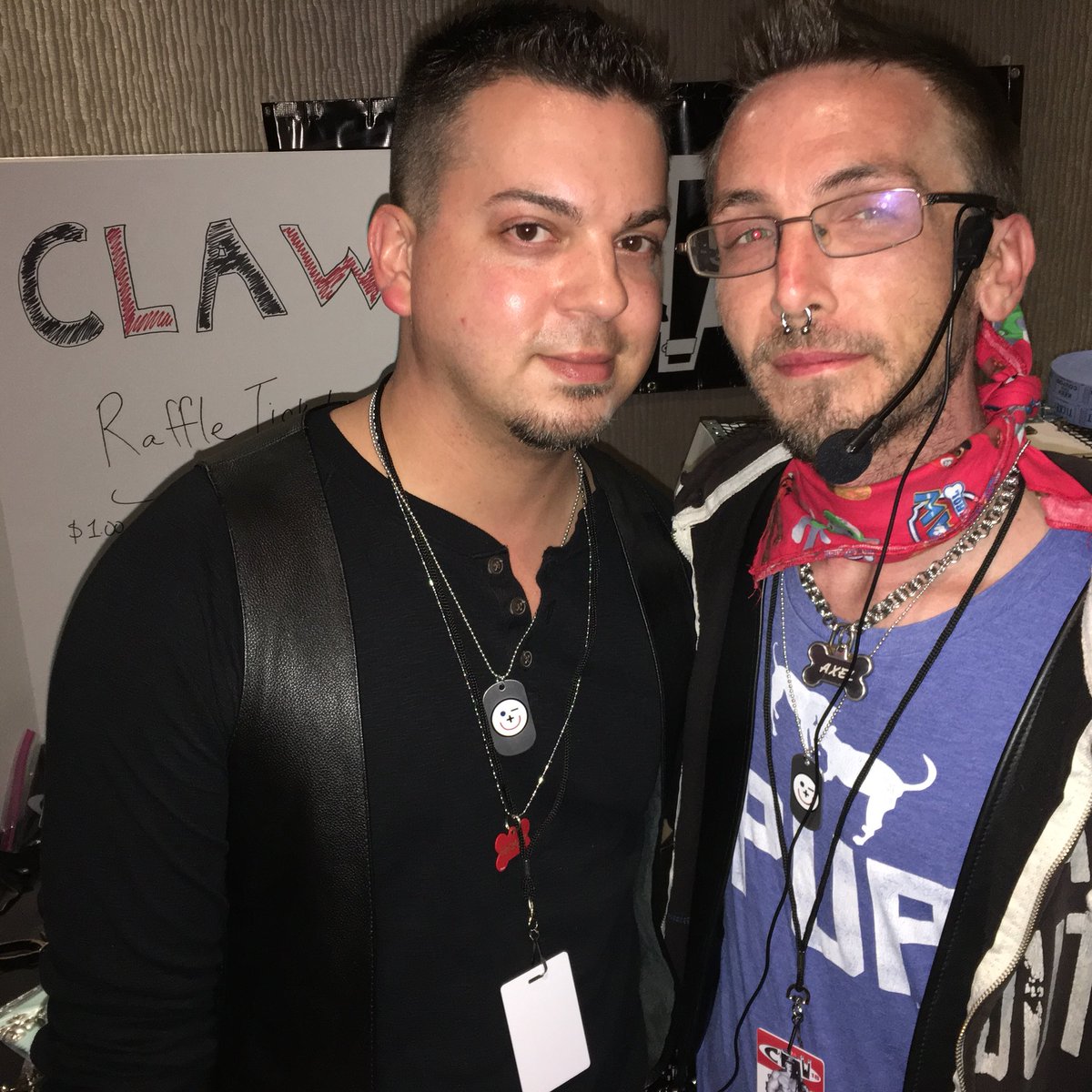 MrFriendly's tweet photo. Had a grrreat time at Poz/Poz-Friendly Party passing out free MrFriendly conversation starter dogtags. And @CLEHIVtrials there too w info on some new studies! #CLAW2018 #CLAW18 #HIVstigmafree @clawcorp https://t.co/ew0xZrMJHi