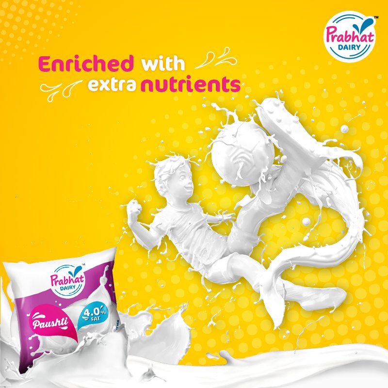 Prabhat’s Paushti milk gives the extra dose of nutrients which is required to nourish your kids and keep them active. #PrabhatDairy #WhereGoodnessBegins