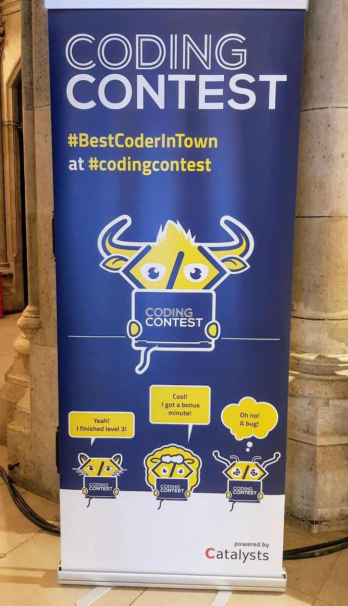 UlrikeStrommer's tweet photo. Hundreds of thinking heads at @Coding_Contest #Rathaus #Vienna yesterday - an atmosphere that instantly  makes you wanna #learn to #code.

Congrats to all winners &amp; participants around the world! #BestCodersInTown #codingcontest2018 #nerdout #learntocode https://t.co/dzsXJUX8ec
