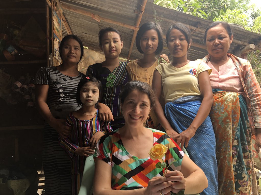 A beautiful rose gifted to me at the end of an interview in Myittar (Loving Kindness) village. <a href="/edisonresearch/">Edison Research</a> in Myanmar today.