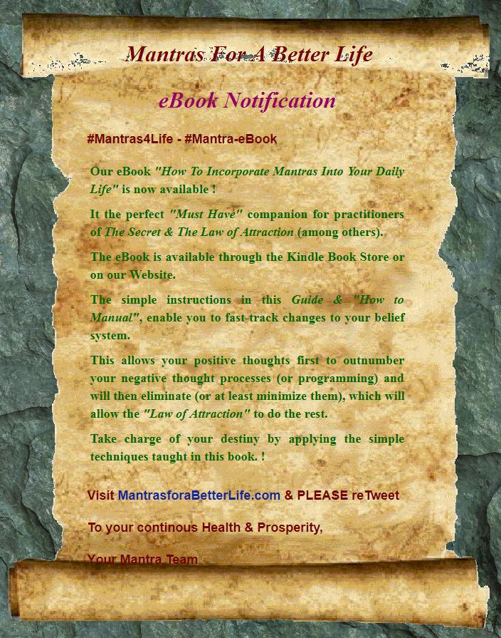 3:00 AM Message from MFABL mantrasforabetterlife.com/index.php?page…