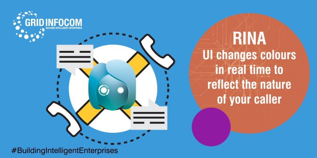 GridInfocom's tweet image. Gather 360° info for #ContactCentre agents in less than 9 seconds for them to address customer issues with #GridInfocom&apos;s #RINA
bit.ly/2psxpqL
#bot #AI #RPA #MachineLearning #CX #tech #banking #retail #DigitalTransformation #SaturdayMotivation