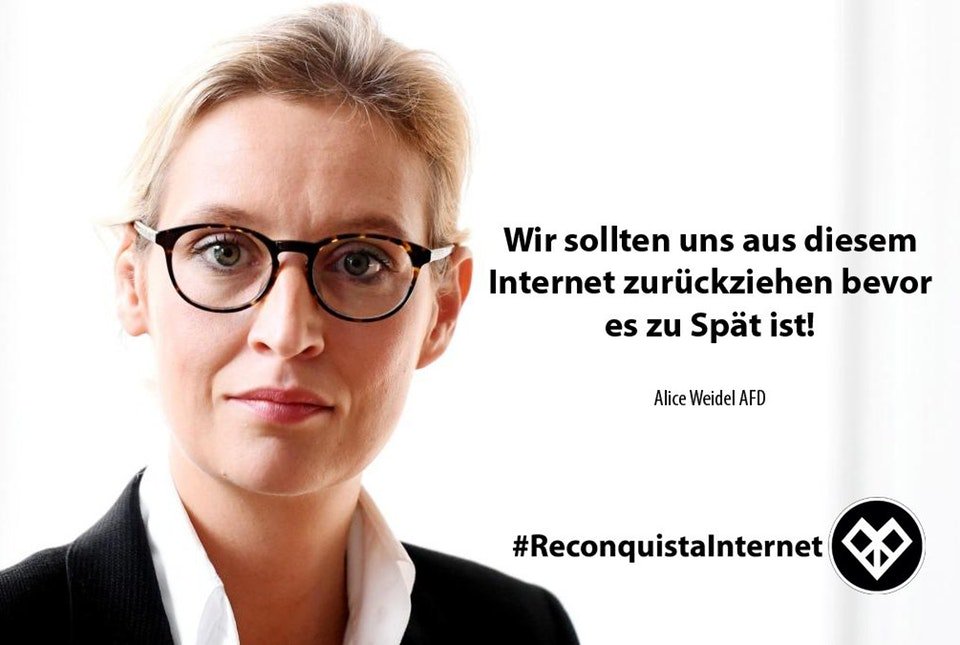 Recht hat sie! 
#ReconquistaInternet 
#ReconquistaGermanica