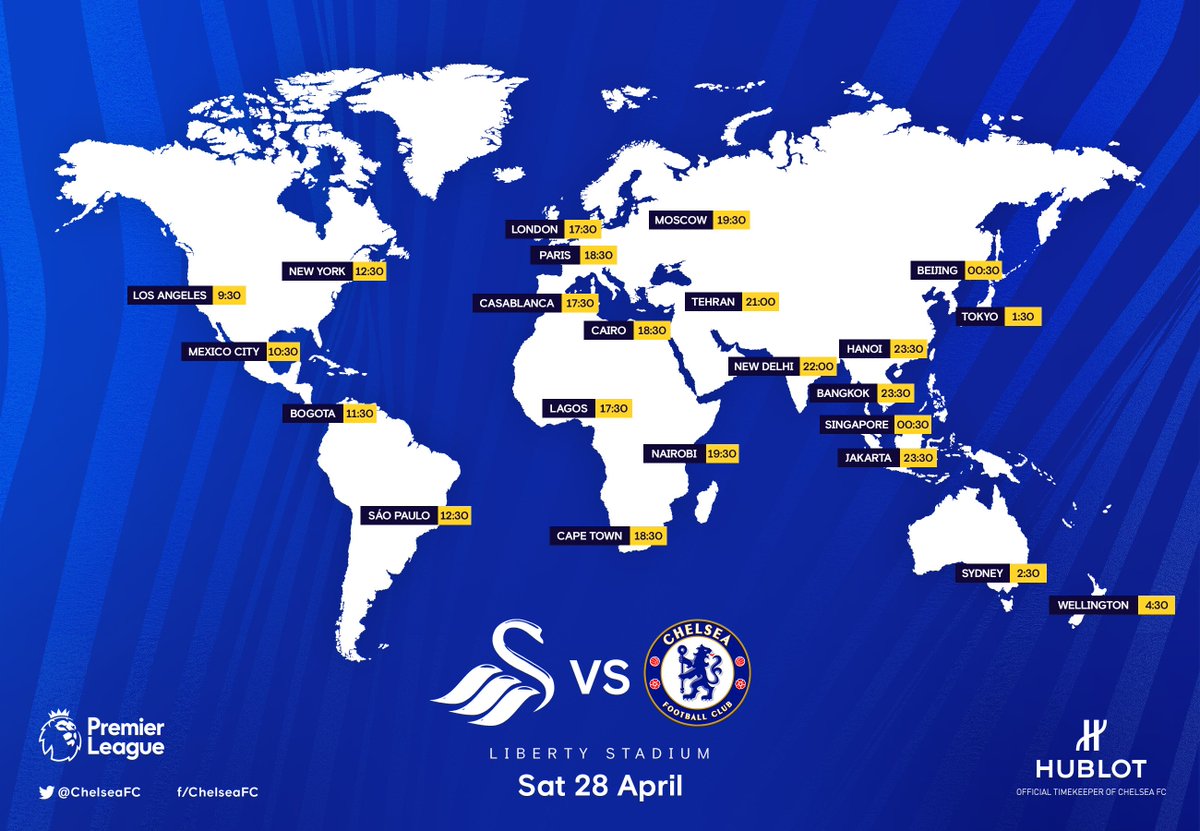 ChelseaFC's tweet photo. Where are you watching the game today? 🤔🌍 #SWACHE https://t.co/Y7BtZDYtvo