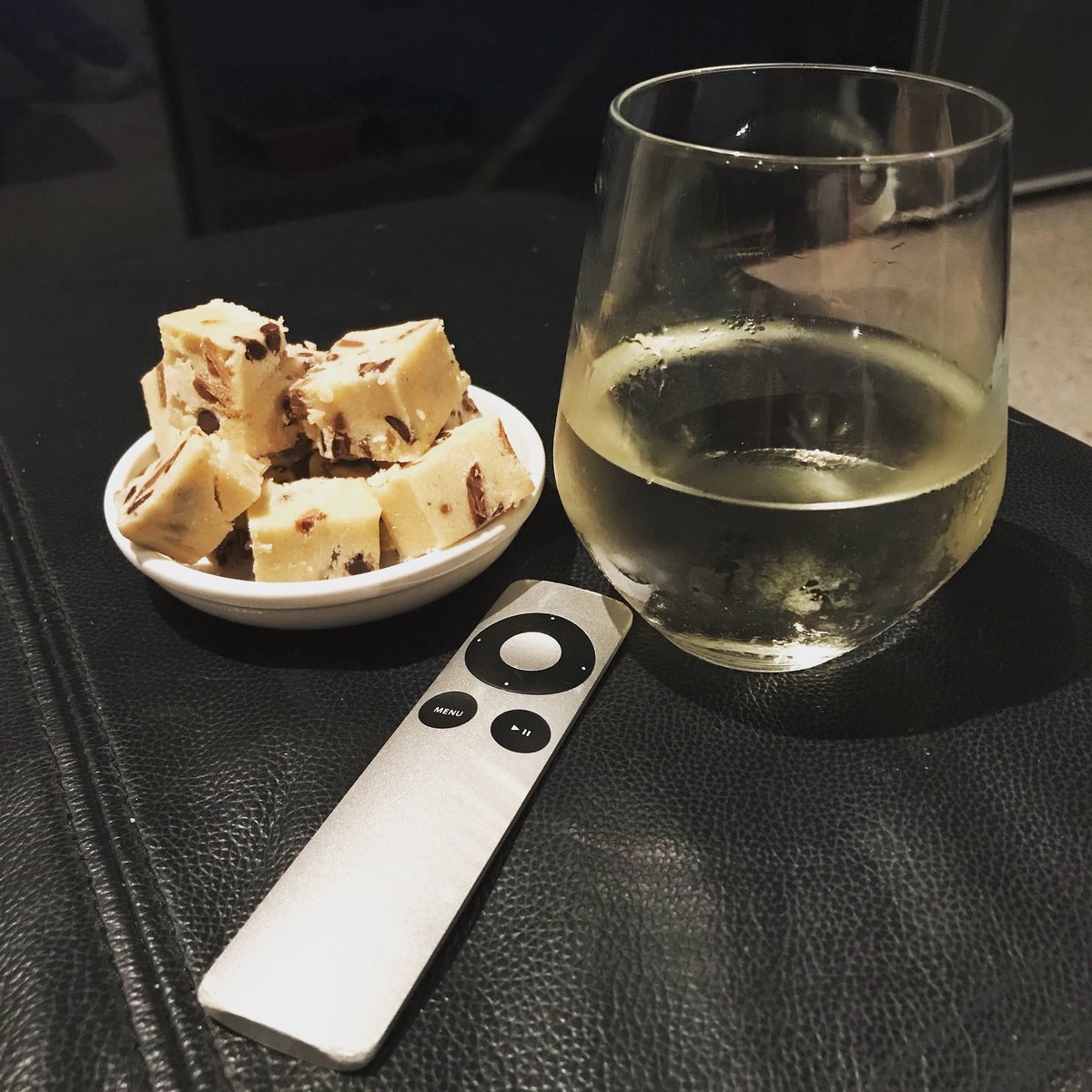 BucketsofDough's tweet image. Cookie Dough, wine &amp;amp; Netflix. That’s Saturday night and the food pyramid covered! #bucketsofdough #EmyMac