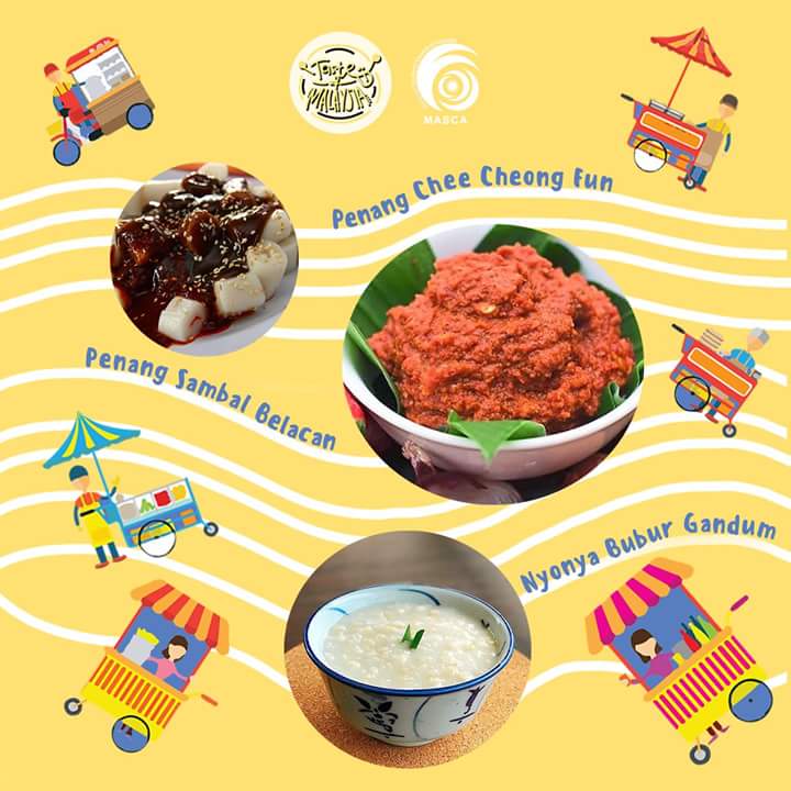 TasteofMYMelb's tweet photo. For today’s feature, we’re crossing a bridge into a foodies wonderland, Penang! With Penang Chee Cheong Fun, Penang Sambal Belacan, and Nyonya Bubur Gandum that will satisfy all your Penang cravings. All &amp; more at Taste of Malaysia 2018, 5th/6th May, Drill Hall Multicultural Hub! https://t.co/CMu2s4MnuL