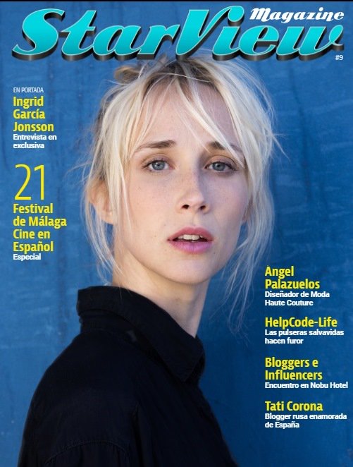 Jimidonas's tweet photo. @Giajons En la portada de la revista Starview Magazine 9 Ingrid García Jonsson. https://t.co/S2fpVmRGAB Entrevista en exclusiva.@luciadelriomgmt. https://t.co/N1YTiiEUHD