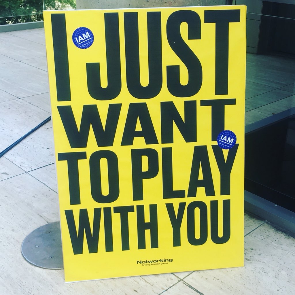 Had the best time running a workshop on “Getting Comfortable with Failure (through play)” at the unconference morning <a href="/iam_internet/">IAM</a> #IAMW18 - more play everyday!