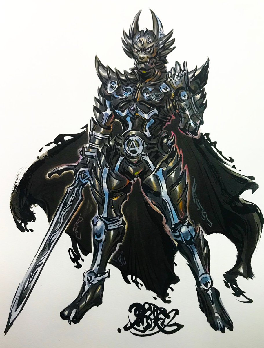 雨宮慶太 邪悪 デザイン画 魔戒閃騎 T Co Ovzfvgwcqi Twitter