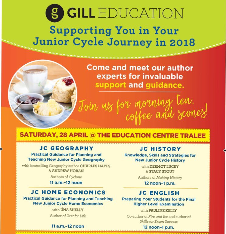 GillEducation's tweet photo. Last stop of our Junior Cycle Support events this morning in Tralee. We’re delighted to see so many teachers on this lovely morning! @MsStacyS @JCGeography @histforall @AndyHoran012 @unatshelly @Stacy_Kenny https://t.co/uRZ9Q582eq