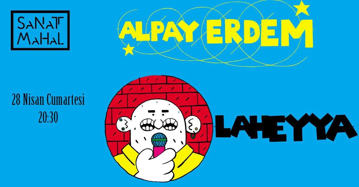 Alpay Erdem bu akşam SanatMahal'e konuk oluyor. Biletler Biletiva ve SanatMahal gişesinde! bit.ly/2CZl6WY