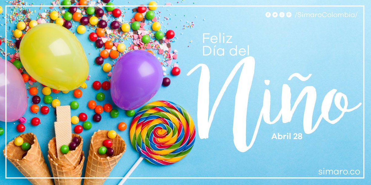 SimaroColombia's tweet photo. Feliz día a tod@s l@s Niñ@s 👉🏻https://t.co/RK7r2rdfpc #Simaro #ChildrenSaleSimaro #ChildrensDay #DíaDelNiño #EnvioGratis #LoEncontramosPorTi #SimaroBr #SimaroMx #TiendaOnline #ECommerce #Novedades #Compras #Regalos #Descuentos https://t.co/qrpPEuG5C7