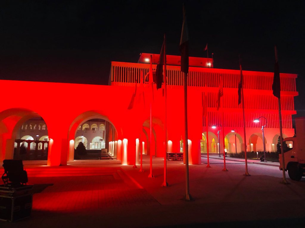 QAFAM1's tweet photo. Visit #miaqatar and the #nationaltheatre ! #QAFAM changed the #lighting mood again! https://t.co/NALiuXKTiZ