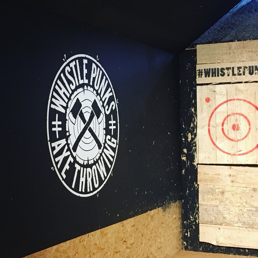 shanrew's tweet photo. Axe throwing followed by New Orleans Dixieland Jazz on a Friday night. Standard ππππΌπΊπ·π― @WhistlePunksUK #CAA #DoolallyTap https://t.co/Q609p359vU