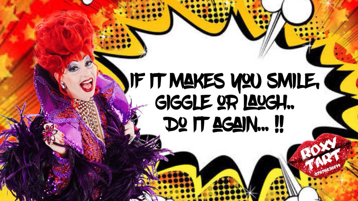 roxytart's tweet photo. Life is too short to be miserable... #JustSaying #RoxyTart #ComedyDragQueen #Google #Laugh #Smile
like and share if you agree... π https://t.co/OyXonvaHc1