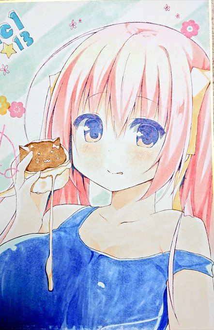 こみいちの抽選用の色紙ですー!いつもアナログへたくそすぎてごめんなさい…抽選券は今回も申告制になりますー 