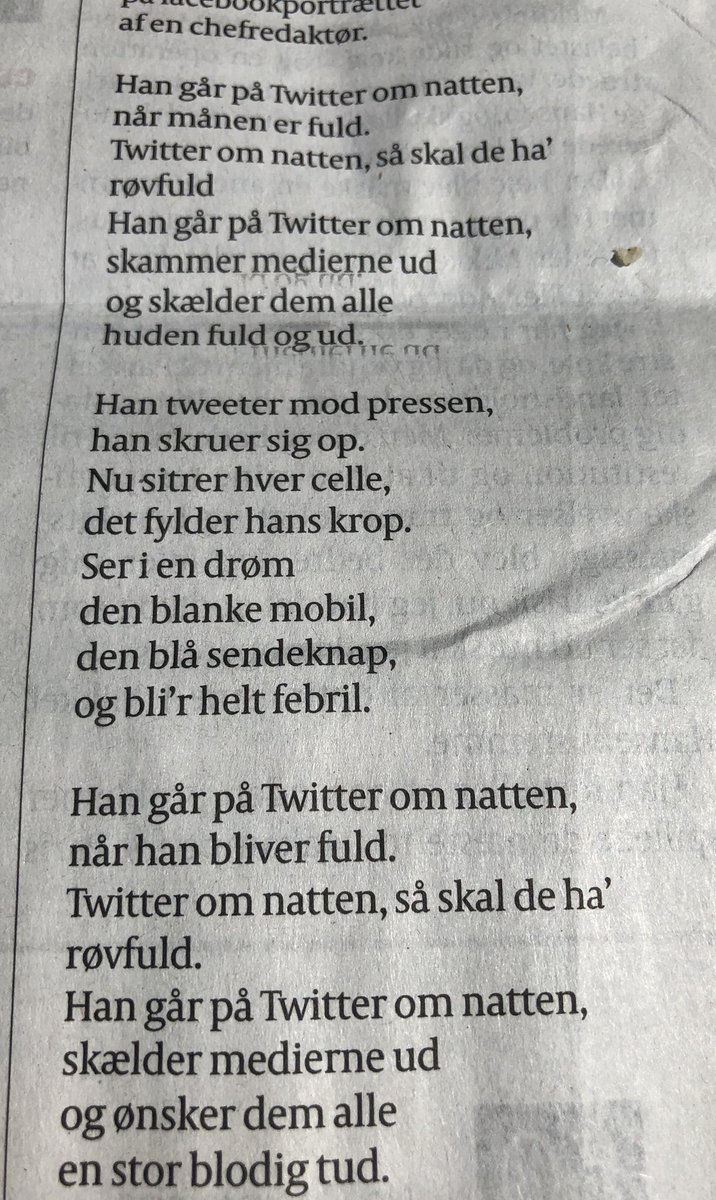 ‘Han går på twitter om natten...’ <a href="/politiken/">Politiken</a> #ATS har omskrevet Sneakers hittet ‘Voodoo’ til en sang om #PrivatLars - ret morsomt😉