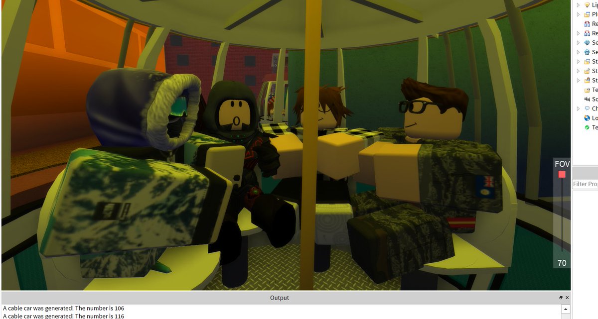 Headstackk On Twitter Adding Npc To My Game Which They Ride Cable Cars Leave Your Username Below To Have A Chance To See Your Npc In My Game Peter Vladimir Roaddisonshiu Roblox Rbxdev - npc cars roblox