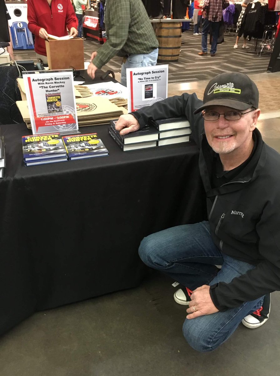corvetterepair's tweet photo. Day 2 of Kevin’s book signing for “The Corvette Hunter” happens today 1-3pm at the @corvettemuseum store. Hope to see you there! #cartechbooks #kevinmackay #corvetterepair #corvette @cartechbooks @tylergreenblatt https://t.co/ZBGTSyaKqc