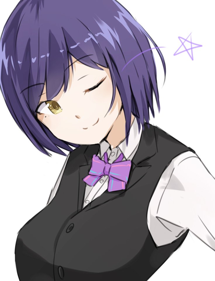 静凛(しずりん)(にじさんじ) 「ウインクだぁー!ってリアクションが面白かったです #凛Art 」|竹輪のイラスト