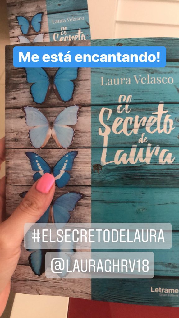 Enhorabuena <a href="/LauraGHRV/">Laura Velasco</a> por este libro! Eres una gran persona y una valiente! No te deseo suerte pk las personas como tú no la necesitan. Te quiero! #elsecretodelaura