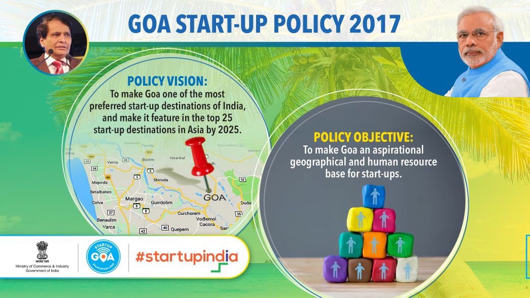StartupGoa's tweet photo. #GoaStartupPolicy launched at #GSID2018 by @sureshpprabhu &amp; @RohanKhaunte. https://t.co/CqfYnjmgdr