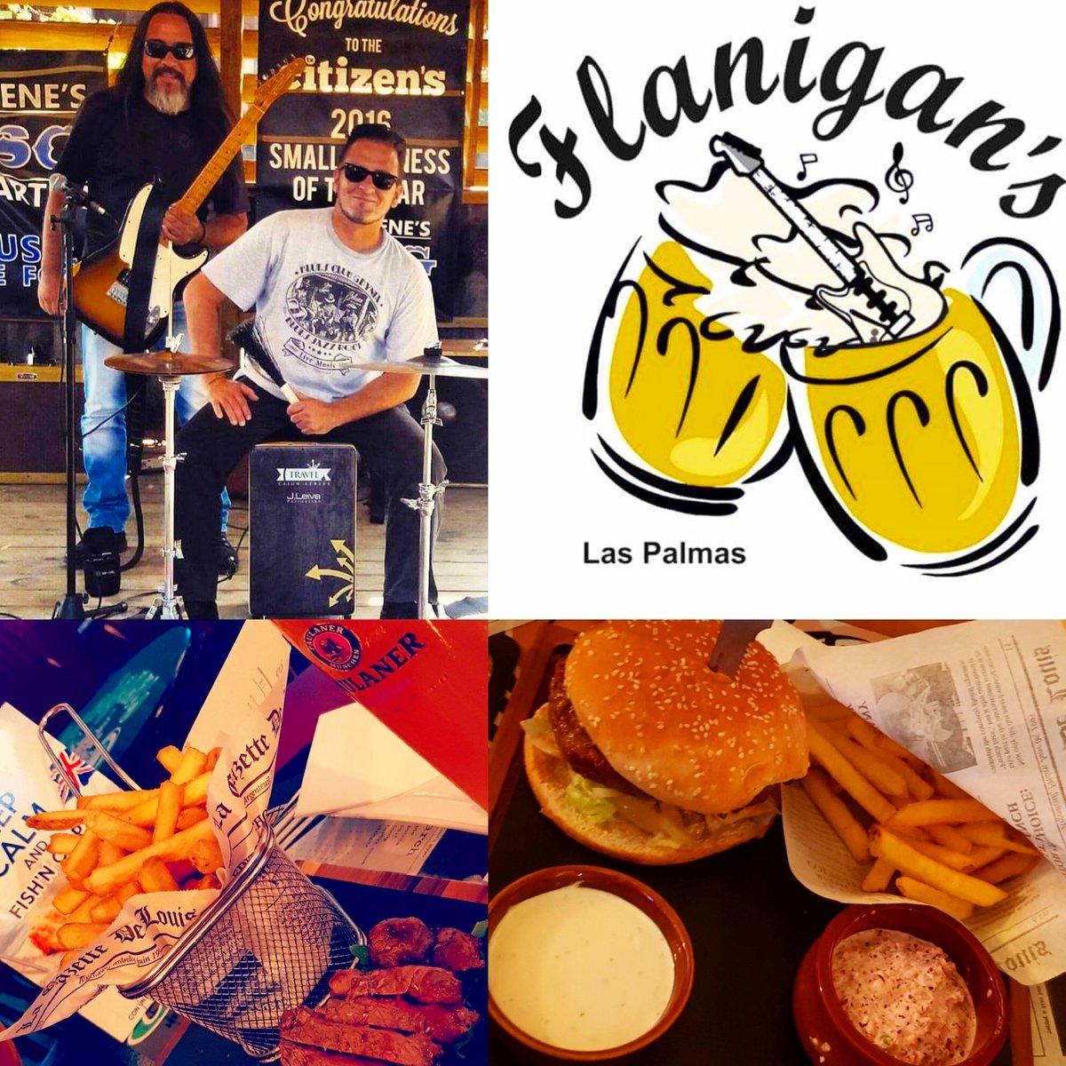 LOS GUMBO (@los_gumbo) on Twitter photo Ésta noche/Tonight!! 9 pm @losgumbo en #FlanigansLasPalmas #SportBar #Restaurant #LiveMusic P° Las Canteras esq. Grau Bassas #PlayaChica @MiPlanHoyGC <a href="/LasCanteras/">Mi playa de Las Canteras 🦀🐡</a> <a href="/QhacerLasPalmas/">Qué hacer Las Palmas</a>
#LasPalmasGranCanaria #grancanariablues <a href="/BLUES_CANARIAS/">BLUES CANARIAS</a> #MúsicaEnVivo #CanaryIslands Ésta noche/Tonight!! 9 pm @losgumbo en #FlanigansLasPalmas #SportBar #Restaurant #LiveMusic P° Las Canteras esq. Grau Bassas #PlayaChica @MiPlanHoyGC <a href="/LasCanteras/">Mi playa de Las Canteras 🦀🐡</a> <a href="/QhacerLasPalmas/">Qué hacer Las Palmas</a>
#LasPalmasGranCanaria #grancanariablues <a href="/BLUES_CANARIAS/">BLUES CANARIAS</a> #MúsicaEnVivo #CanaryIslands