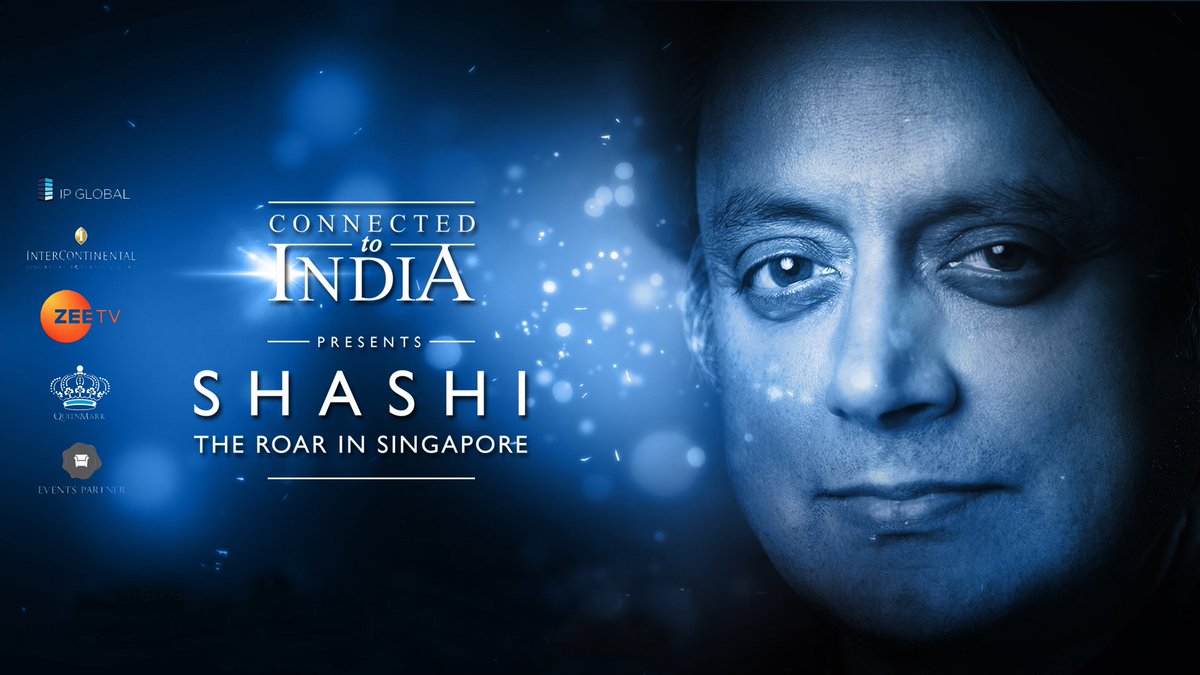 connected2india's tweet photo. Glimpses of - Shashi The Roar In Singapore. House-full show, 100 copies  of Inglorious Empire sold. Alas we ran short of copies. Lots of happy Tharoor fans and equally happy Dr @ShashiTharoor to be with Indians in Singapore. @hv2008 @punams_7 https://t.co/ZGR13npZv2