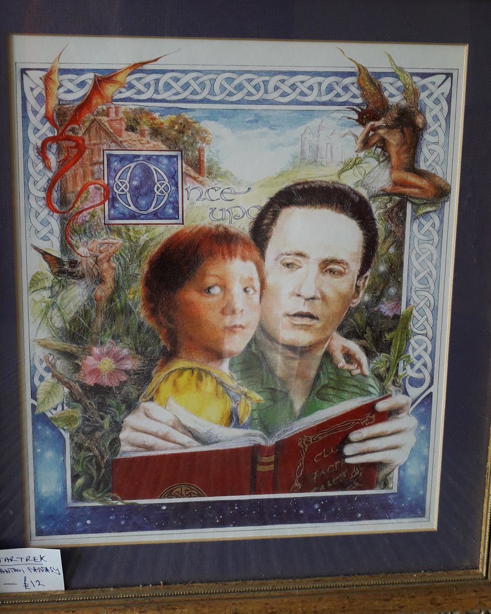 NumenMachine's tweet photo. 'Phantom Fantasy'
Okay. Now I don't understand this weird #Data fantasy art I found at an Antique Fair. Someone explain? The odd thing is I could have sworn I've seen it before.Have I missed an episode? #startrek #startrektng #nextgen #startreknextgeneration #startreknextgen #wtf https://t.co/RZ6ymuyfFw