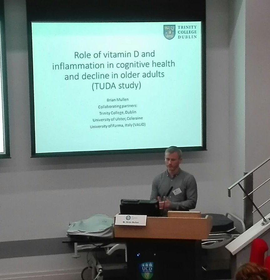 Very thankful to the <a href="/irishgerontsoc/">Irish Gerontological Society</a> for the opportunity to speak about the research study I am currently working on #VALID #TUDA #nutrition #Cognition #HealthyAgeing