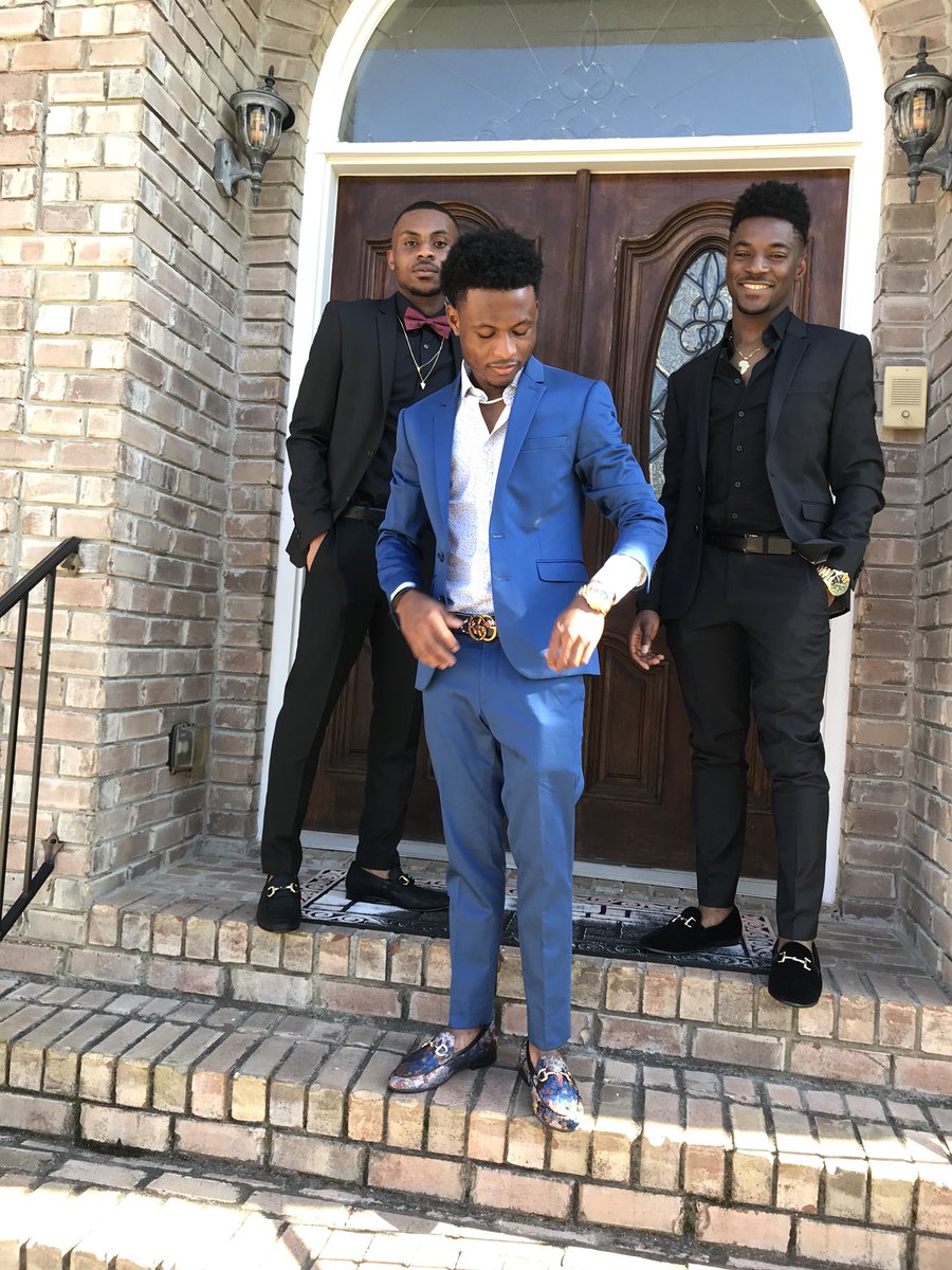 Ficialdame's tweet photo. who u kno Drip like us?? #prom2018 #SecureDaPack #WoodRich https://t.co/sdmxm72I5z