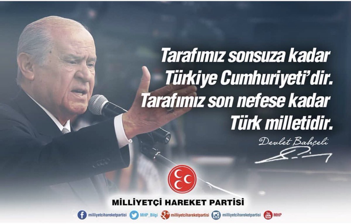 kadirsekerci3's tweet photo. Tarafımız sonsuza kadar Türkiye Cumhuriyeti'dir. Tarafımız son nefese kadar Türk milletidir.

MHP Genel Başkanı
Devlet BAHÇELİ https://t.co/FOJdYnfNDA