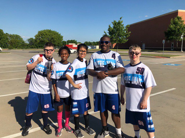 NotreDameDallas's tweet image. Our soccer and track teams are ready for the @SOTexas Spring Games!
Go N-D-S!
#NoLimitsJustPossibilities #SpringGames2018 #SpringGames18 @SpecialOlympics
