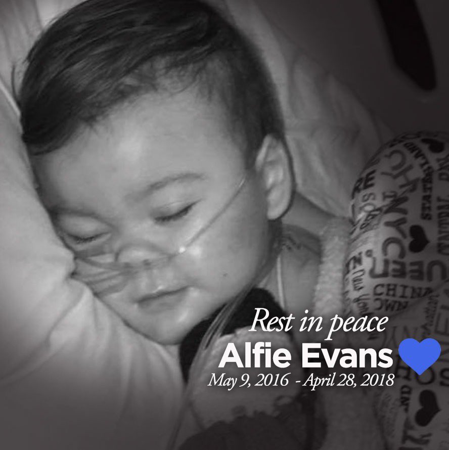 LaurenAshburn's tweet photo. Rest in peace, #AlfieEvans ✝️ https://t.co/3eCxV7cbFo