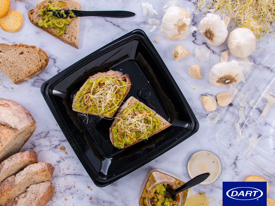DartContainer's tweet photo. Spring garlic is exceptionally versatile writes @thekitchn, https://t.co/7sJjuFG6kS. Luckily, April is #GarlicMonth, so take advantage of the season and entice customers with new dishes like sweet pea garlic bruschetta prepared to-go in Expressions® containers. https://t.co/xxVrIVpLKj
