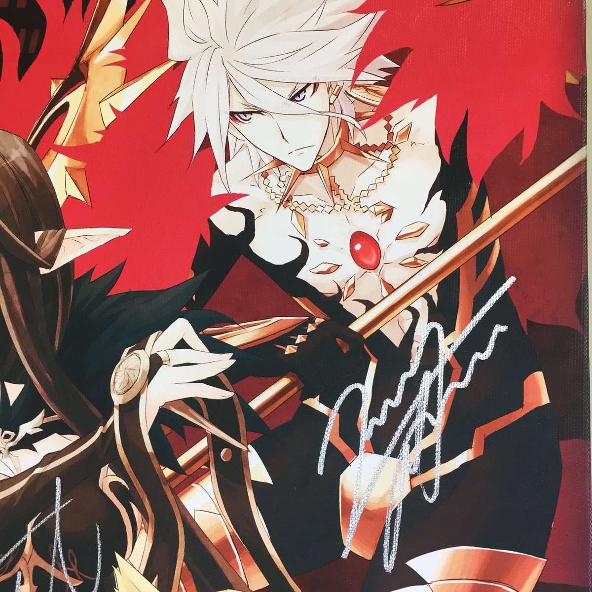 さえちゃ Twitterren Fate Apocryphaのキャラクターのキャンパスボード カルナさんのところ 遊佐さんのサイン入りだった さえちゃ Twitterren Fate Apocryphaのキャラクターのキャンパスボード カルナさんのところ 遊佐さんのサイン入りだった