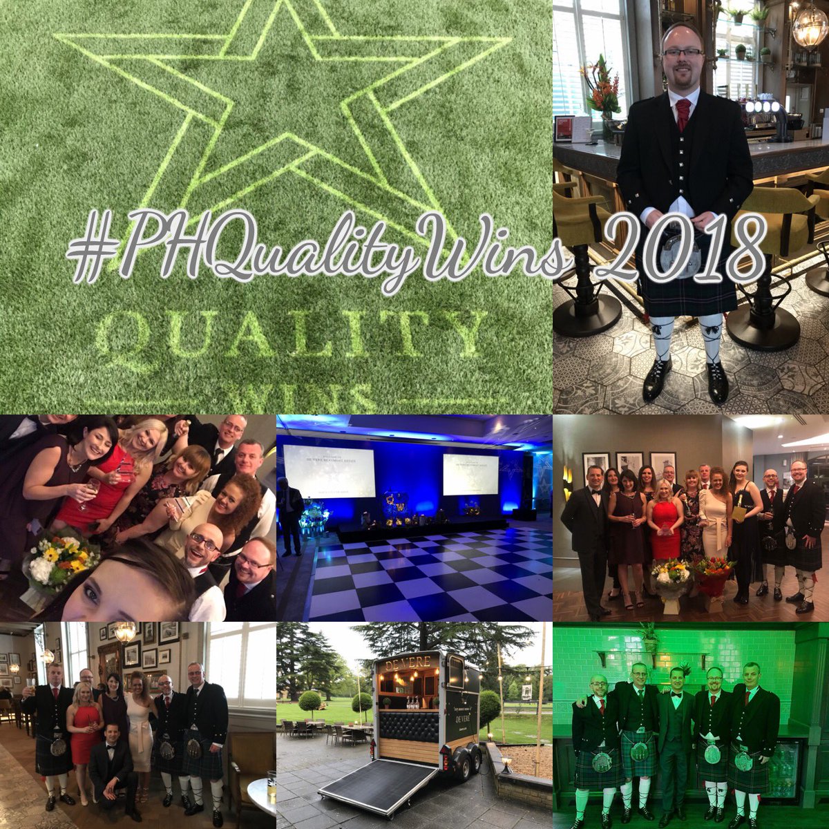 OskarGrodnicki's tweet photo. What an excellent time we’ve had at De Vere Beaumont Estate for Quality Wins Gala 2018. Congratulations to our winners - Laura May Briggs, Natalie Hunter, Suzanne Lynch, Carlos Mallet and Kristiana Le Mar! #localgreats #dreamteam
#phqualitywins #principaledinburgh #fiveawards https://t.co/vlZtLEbAyX