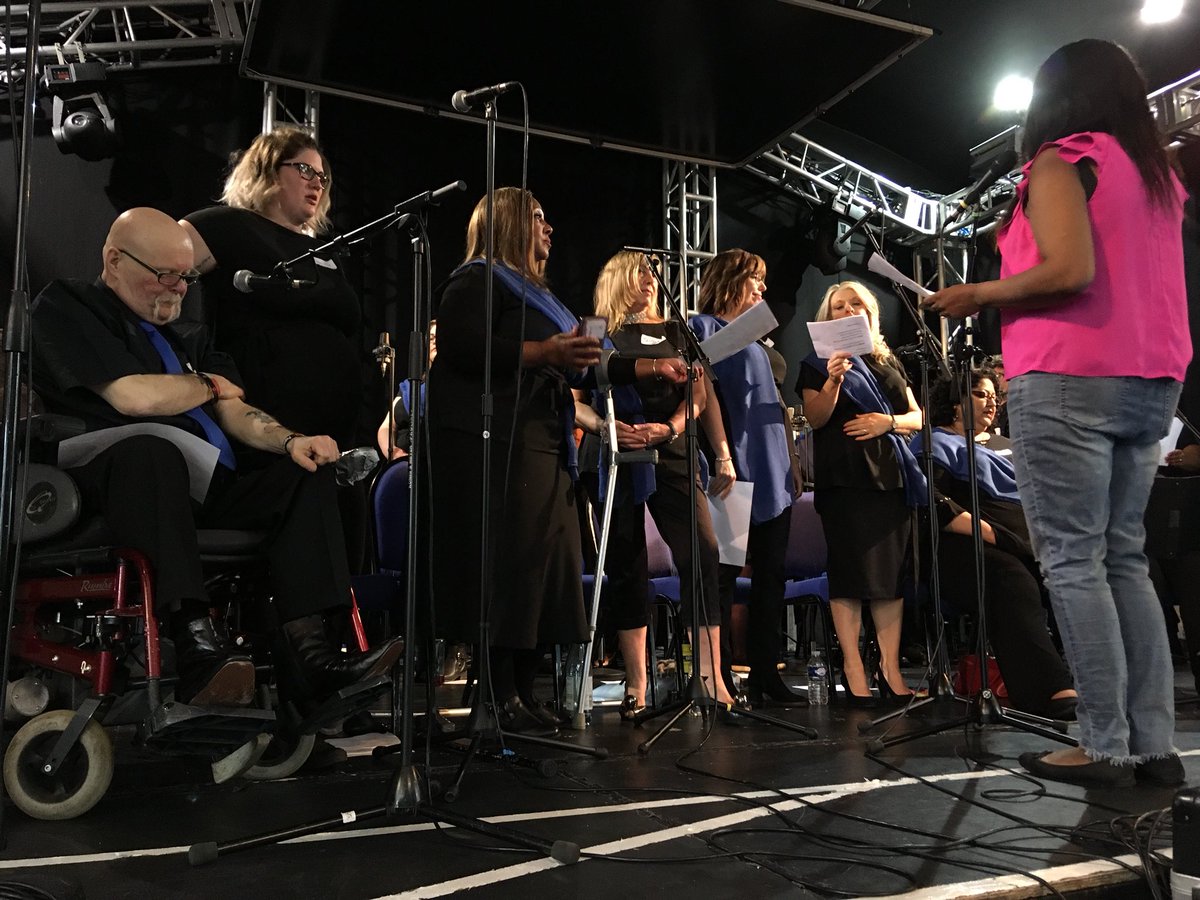The Gosp-ability choir are recording their single TODAY! <a href="/SandraGodley1/">Sandra Godley OBE, BCAa</a> is leading the group who will perform two day before the #RoyalWedding.