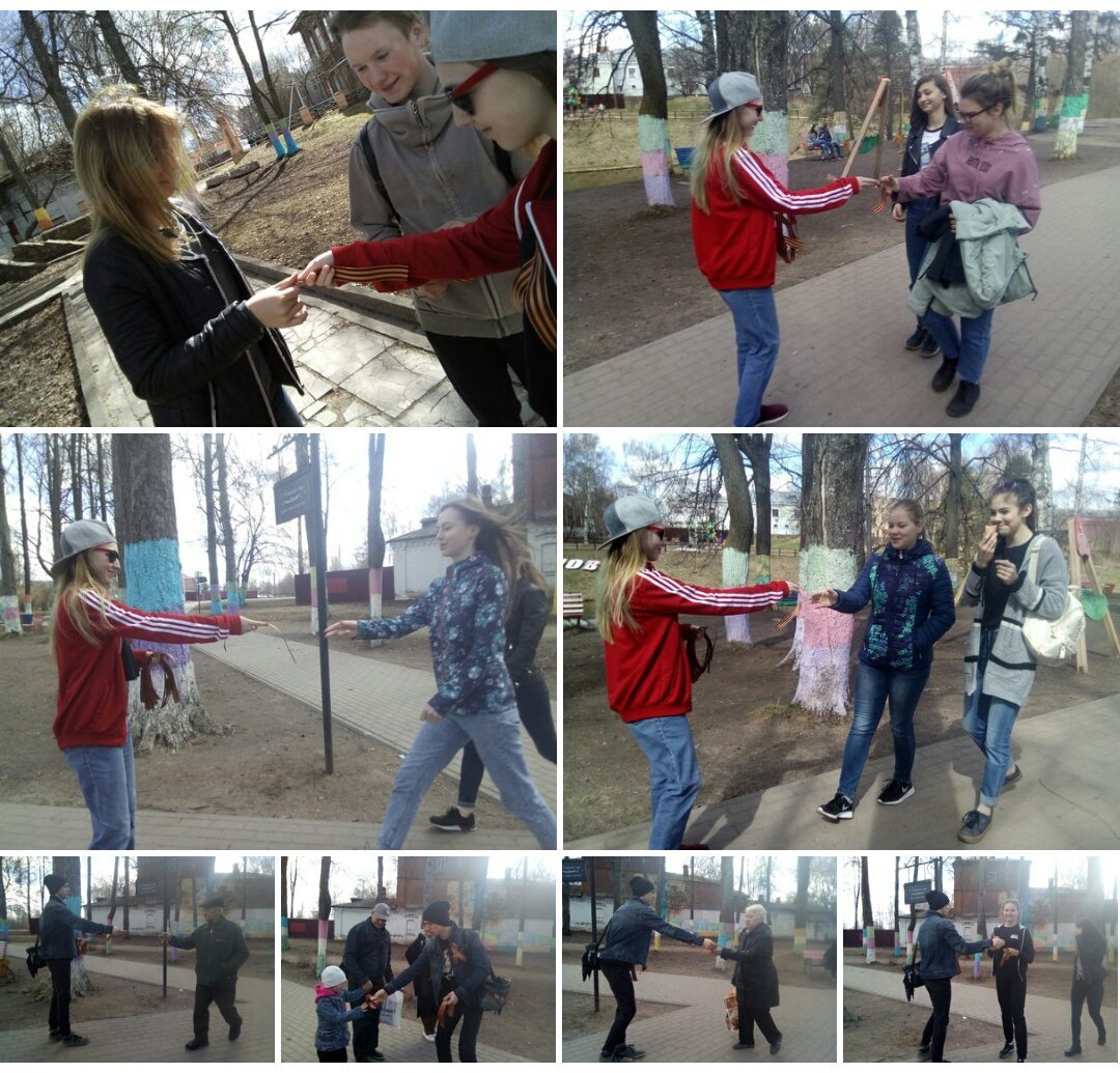 На территории Фурмановского муниципального района проходит акция "Георгиевская ленточка".