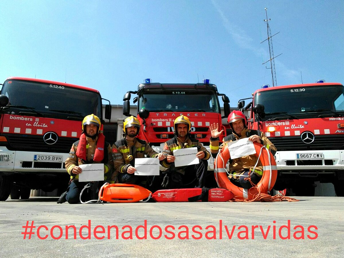 Nos siguen llegando más apoyos de compañeros bomberos de parques de toda España.
¡Gracias por vuestra solidaridad y unidad de equipo... sois ejemplo! #CondenadosAsalvarVidas